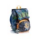 SEVEN SCHOOL PACK SJ GANG CITY EXPLORER FLUO ORANG ZAINO SCUOLA SDOPP.+ ASTUCCIO 3 ZIP INT.45 PEZZI GIOTTO/FRIXION PILOT