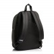 ZAINO AMERICANO INVICTA CARLSON PLAIN JET BLACK NERO BACKPACK 42X30XCM 2 ZIP 1 TASCHA CON ZIP GARANZ.4 ANNI SEVEN ITALY