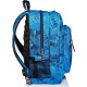 ZAINO FREETHINK SEVEN UPBEAT OCEAN BLUE ZAINO SCUOLA ORGANIZZATO 43X31X21CM 2 ZIP 2 TASCHE C/ ZIP + USB PLUG SEVEN ITALY