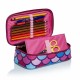 SEVEN SCHOOL PACKSJ GANG SWEET WAVE RODHAMINE RED ZAINO SCUOLA ORGANIZZ.+ASTUCCIO QUICK CASE INT.45 PEZZI GIOTTO/FRIXION