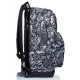ZAINO SCUOLA ORGANIZZATO SEVEN REVERSIBILE BACKPACK DRAWING LOVE 43X31X24CM 2 ZIP 2 TASCHE ZIP + CUFFIE GARANZ.4 ANNI