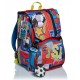 SEVEN SCHOOL PACK SJ GANG COLLEGE SPORT FLAME S ZAINO SCUOLA SDOPPIAB.+ ASTUCCIO 3 ZIP INT.45 PEZZI GIOTTO/FRIXION PILOT