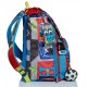 SEVEN SCHOOL PACK SJ GANG COLLEGE SPORT FLAME S ZAINO SCUOLA SDOPPIAB.+ ASTUCCIO 3 ZIP INT.45 PEZZI GIOTTO/FRIXION PILOT