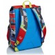 SEVEN SCHOOL PACK SJ GANG COLLEGE SPORT FLAME S ZAINO SCUOLA SDOPPIAB.+ ASTUCCIO 3 ZIP INT.45 PEZZI GIOTTO/FRIXION PILOT