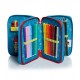 SEVEN SCHOOL PACK SJ GANG COLLEGE SPORT FLAME S ZAINO SCUOLA SDOPPIAB.+ ASTUCCIO 3 ZIP INT.45 PEZZI GIOTTO/FRIXION PILOT