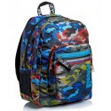 ZAINO FREETHINK SEVEN ADVENTURE CAMO MILITARY GREEN ZAINO SCUOLA ORGANIZZATO 43X31X21CM PRODOTTO UFFICIALE SEVEN ITALY