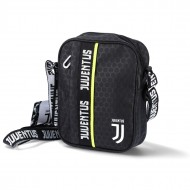 TRACOLLINA FC JUVENTUS NERA 21X16X7CM SQUARE SHOULDER BAG GET RADY JET BLACK PRODOTTO UFFICIALE SEVEN SPA ITALY