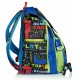 SEVEN SCHOOL PACK SJ GANG PLAY AGAIN TURCHESE FLUO ZAINO SCUOLA SDOPPIAB.+ ASTUCCIO 3 ZIP 45 PEZZI GIOTTO/FRIXION PILOT