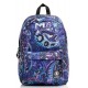 ZAINO AMERICANO INVICTA CARLSON FANTASY CACHEMIRE BLUE BACKPACK 42X30CM 2 ZIP 1 TASCHA CON ZIP GARANZ.4 ANNI SEVEN ITALY