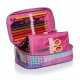 SEVEN SCHOOL PACK SJ GANG PASTEL RAIMBOW VIOLET ZAINO SCUOLA ORGANIZ.+ASTUCCIO QUICK CASE INT.45 PEZZI GIOTTO/FRIXION