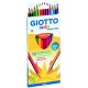 ASTUCCIO 12 PASTELLI GIOTTO ELIOS TRIANGULAR WOOD FREE 12 COLORI RESISTANT PRODOTTO E DISTRIBUITO DA FILA GROUP ITALY