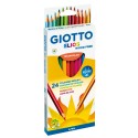 BLISTER 24 PASTELLI GIOTTO ELIOS TRIANGULAR WOOD FREE 24 COLORI RESISTANT PRODOTTO E DISTRIBUITO DA FILA GROUP ITALY