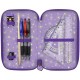 ASTUCCIO SCUOLA 3 ZIP GORJUSS CATCH A FALLING STAR LILLA VIOLA 43PZ.SANTORO LONDON DISTRIBUITO DA SANTORO ITALIA MILANO