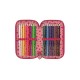 ASTUCCIO SCUOLA 3 ZIP GORJUSS LOVE GROWS INTERNO 43PZ.SANTORO LONDON ORIGINAL DISTRIBUITO DA SANTORO ITALIA SRL MILANO