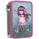 ASTUCCIO SCUOLA 3 ZIP GORJUSS CHERRY BLOSS INTERNO 43PZ.SANTORO LONDON ORIGINAL DISTRIBUITO DA SANTORO ITALIA SRL MILANO