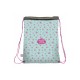 ZAINETTO A SACCA CON SPALLACCI GYM BAG 33X43CM GORJUSS CHERRY BLOSSOM SANTORO LONDON ORIGINAL DISTR.DA SANTORO ITALIA