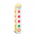 CONFEZIONE 6 COLORI A TEMPERA FLUO BARATTOLI DA 25ML MOROCOLOR PRIMO MADE IN ITALY