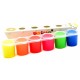 CONFEZIONE 6 COLORI A TEMPERA FLUO BARATTOLI DA 25ML MOROCOLOR PRIMO MADE IN ITALY