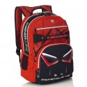 ZAINO ORGANIZZATO SCUOLA E TEMPO LIBERO DUCATI CORSE ORIGINAL ROSSO E NERO 42X31X17CM 2 TASCHE SPALLAC.E SCHIENALEIMBOTT