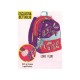 ZAINO SCUOLA ORGANIZZATO MITAMA GIRL LOVE FLUO 43X32X19CM 620GR. CAPPELLO BDBF OMAGGIO PROD.GARANTITO MITAMA ITALY