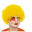 PARRUCCA RICCI GIALLI CLOWN TAGLIA UNICA