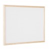 LAVAGNA BIANCA MAGNETICA 30X40CM + PENNARELLO SCRIVI E CANCELLA UTILE A CASA SCUOLA UFFICIO CORNICE IN LEGNO IKONA CWR