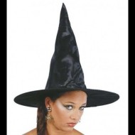 CAPPELLO NERO STREGA/SOMBRERO HALLOWEEN CARNEVALE