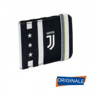 PORTAFOGLIO FC JUVENTUS GET RADY JET BLACK12,5X10CM 2ANTE TASCA C/ZIP ELASTICO BIANOCNERO PROD.UFFICIALE SEVEN SPA ITALY