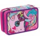 SCHOOL PACK SJ GANG ANIMALI ZAINO ESTENSIBILE + ASTUCCIO 3 ZIP CONTENUTO 45PZ.GIOTTO/PILOT FRIXION/TRATTO/SJ SEVEN ITALY