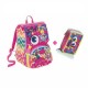 SCHOOL PACK SJ GANG FACCE SJ GIRL ZAINO ESTENSIBILE + ASTUCCIO 3 ZIP CONT.45PZ.GIOTTO/PILOT FRIXION/TRATTO SEVEN ITALY