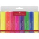 EVIDENZIATORI FABER-CASTELL SET DA 8 PEZZI VARI COLORI TEXTLINER 46 SUPERFLUORESCENTI