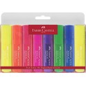 EVIDENZIATORI FABER-CASTELL SET DA 8 PEZZI VARI COLORI TEXTLINER 46 SUPERFLUORESCENTI