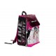 ZAINO SCUOLA ESTENSIBILE MIRACLE TUNES FUCSIA GIRABRILLA IDOL X WARRIOR ORIGINAL 40X29X13+9CM DA GIOCHI PREZIOSI ITALY