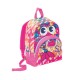 ZAINO SMALL SJ GANG FACCE DA SJ GIRL CANDY FUXIA ZAINETTO ASILO 33X26X13CM SEVEN JUNIOR ITALY