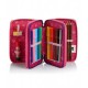 ASTUCCIO SCUOLA 3 ZIP SJ GANG UNICORNO MULTICOLOR COMPLETO 45 PEZZI GIOTTO/FRIXION PILOT/LYRA/TRATTO SEVEN JUNIOR ITALY