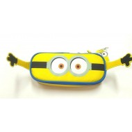 ASTUCCIO OVALE SCUOLA DESPICABLE ME THE RISE OF GRU RAD.YELLOW BUSTINA ROUND MINIONS BRACCINE DA SEVEN ITALY