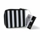 PORTAFOGLIO CON ZIP FC JUVENTUS WINNER FOREVER JET BLACK12,5X10CM BIANOCNERO TASCA INTERNA PROD.UFFICIALE SEVEN ITALY