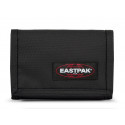 PORTAFOGLIO EASTPAK ORIGINAL A STRAPPO COLORE NERO ZIP PORTAMONETE ESTERNA.13,5X9,5X28CM APERTO 2 ANTE GARANZIA 2 ANNI