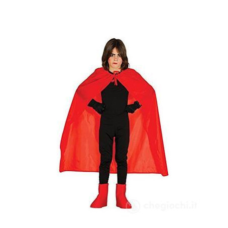 MANTELLO ROSSO BABY 100CM PER TRAVESTIMENTI DI HALLOWEEN/CARNEVALE SCENE SPETTACOLI E FILM SUPEREROI DRAKULA VAMPIRO