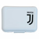 PORTAMERENDA CONTENITORE DA PASTO FC JUVENTUS 17X12X6CM BIANCO MELANINA OFFICIAL PRODUCT ROYAL INDUSTRY MADE IN ITALY