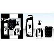 GIFT SET FC JUVENTUS DOCCIA SHAMPO+SAPONE LIQ.+SCALDA COLLO PRODOTTO UFFICIALE DISTRIBUITO DA SODICO MILANO ITALY