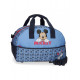 BORSA DA VIAGGIO MICKEY MOODS ORIGINAL DISNEY 24X40X18CM BLU E AZZURRO BORSONE UTILE IN GITA PALESTRA O IN PISCINA