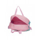 BORSA DA VIAGGIO MINNIE MERMAID ORIGINAL 40X25X18CM ROSA E CELESTE CON TRACOLLA 1 ZIP ZIP 1 TASCA ESTERNA CON ZIP